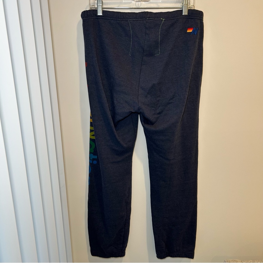 Aviator Nation Venice California Logo Joggers Navy Blue Size Large - Picture 6 of 14